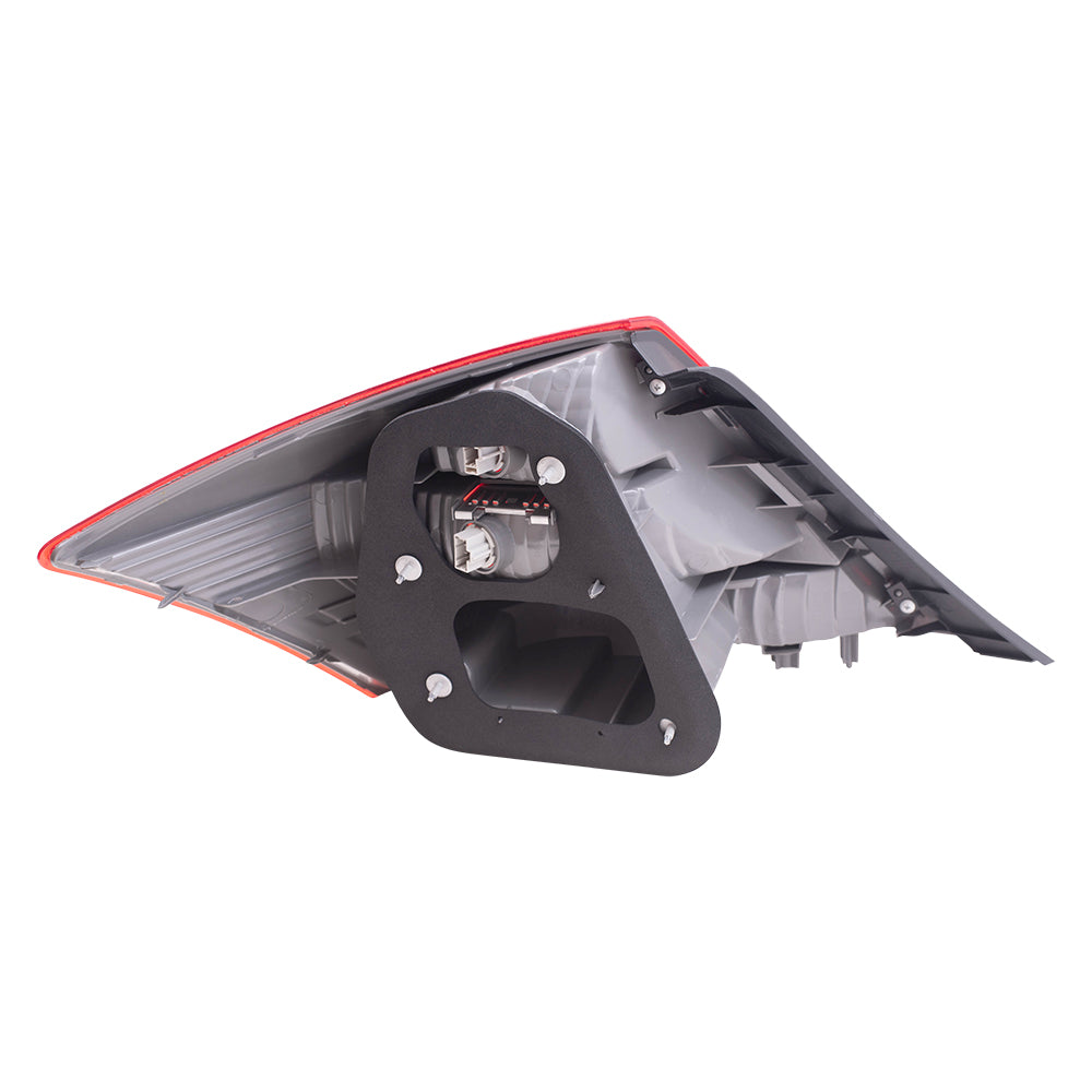 Brock Replacement Drivers and Passengers Set Tail Light Assemblies Compatible with 2011-2012 Accord Coupe