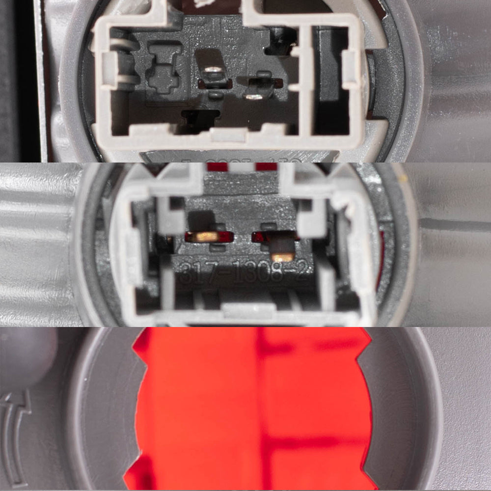 Brock Replacement Driver Side Tail Light Units Liftgate Mounted and Quarter Mounted Compatible with 2005-2007 Honda Odyssey