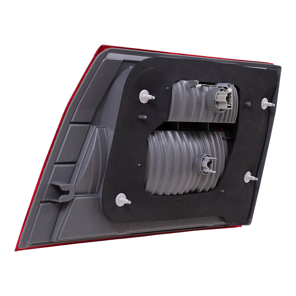 Brock Aftermarket Replacement Driver Left Tail Light Unit Liftgate Mounted Compatible with 2005-2007 Honda Odyssey