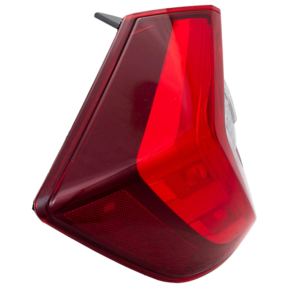 Brock Replacement Drivers Tail Light Quarter Panel Mounted Tail Lamp Compatible with 16-21 Civic Sedan 33550TBAA01