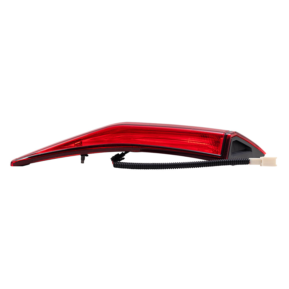 Brock Replacement Pair Tail Lights Compatible with 2016-20219 Civic Sedan Driver and Passenger Lid Mounted Set Tail Lamps 34155TBAA01 34150TBAA01