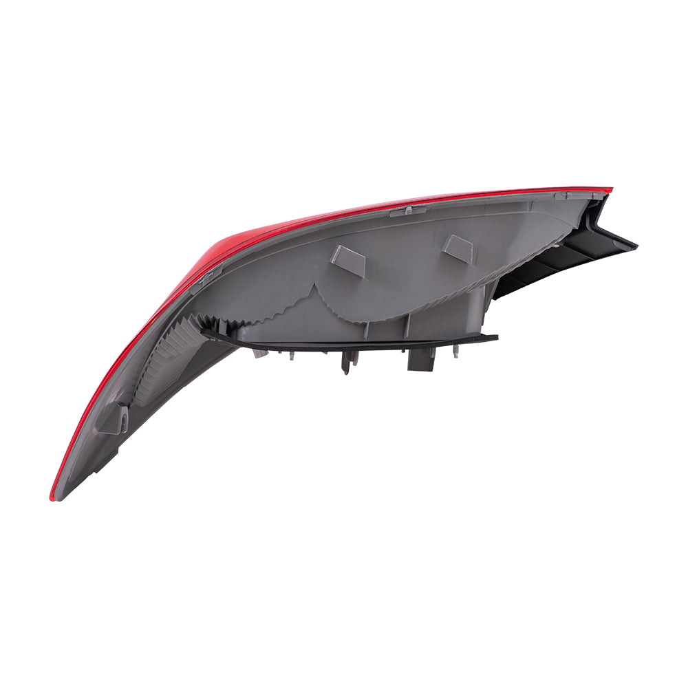 Brock Replacement Driver Side Tail Light Assembly Compatible with 2013-2015 Accord Coupe