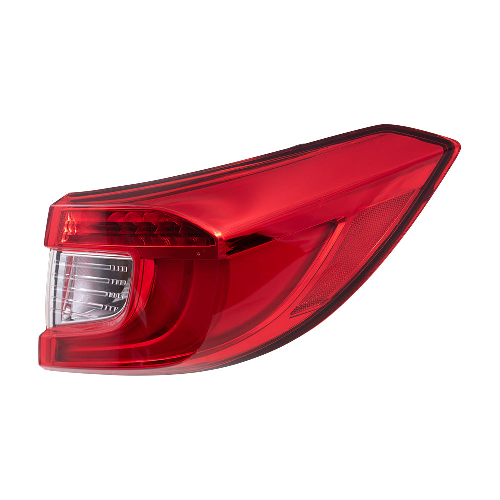 Brock Replacement Passenger Side Tail Light Assembly Quarter Mounted Compatible with 2018-2020 Accord Sedan