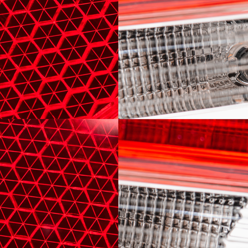 Brock Aftermarket Replacement Driver Left Passenger Right Tail Light Assembly Set Compatible With 2018-2022 Honda Accord Sedan Except Touring