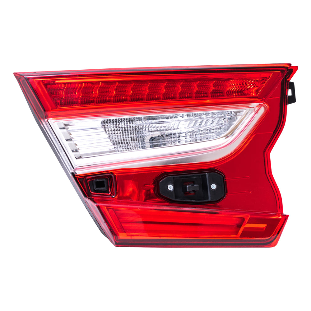 Brock Aftermarket Replacement Driver Side Left Combination Tail Light Assembly Compatible With 2018-2022 Honda Accord Sedan Except Touring
