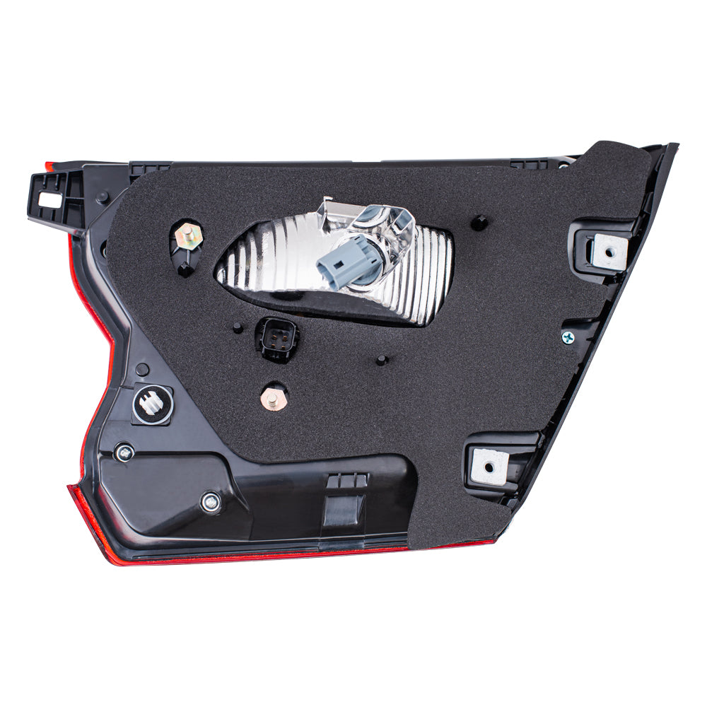 Brock Aftermarket Replacement Driver Side Left Combination Tail Light Assembly Compatible With 2018-2022 Honda Accord Sedan Except Touring