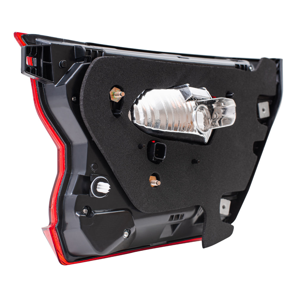 Brock Aftermarket Replacement Driver Side Left Combination Tail Light Assembly Compatible With 2018-2022 Honda Accord Sedan Except Touring