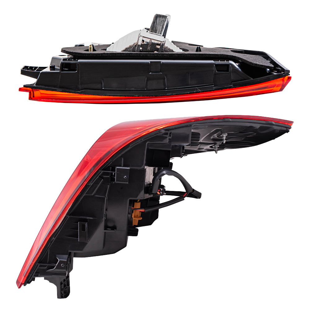 Brock Aftermarket Replacement Passenger Right Tail Light Assembly Set Compatible With 2018-2022 Honda Accord Sedan Except Touring