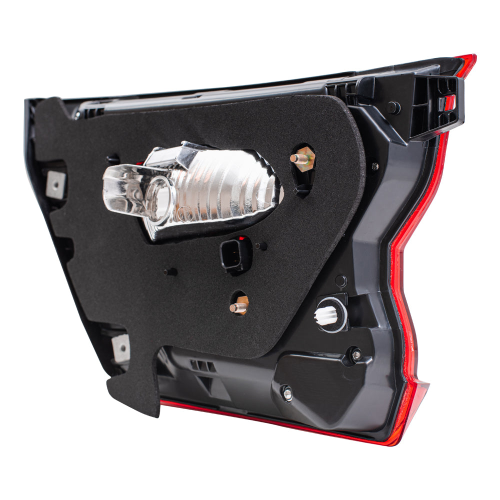 Brock Aftermarket Replacement Passenger Right Combination Tail Light Assembly Compatible With 2018-2022 Honda Accord Sedan Except Touring