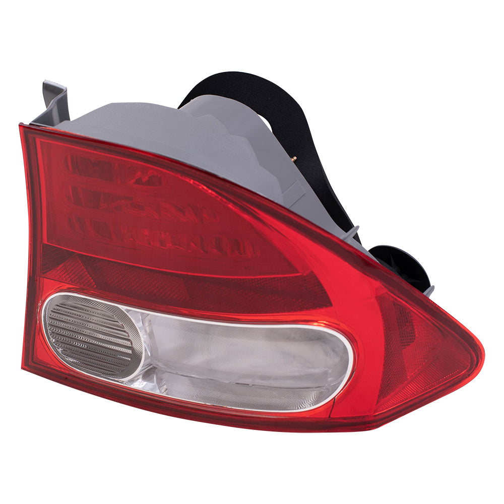 Brock Replacement Passengers Taillight Tail Lamp Quarter Panel Mounted Lens Compatible with 09-11 Civic 33501SNAA51