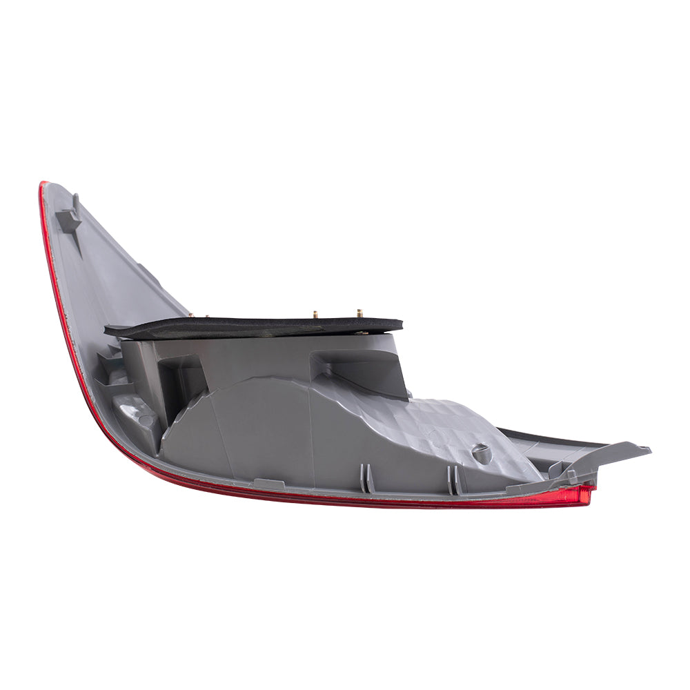 Brock Replacement Driver and Passenger Taillights Tail Lamps Compatible with 12 Civic Sedan 33550TR0A01 33500TR0A01