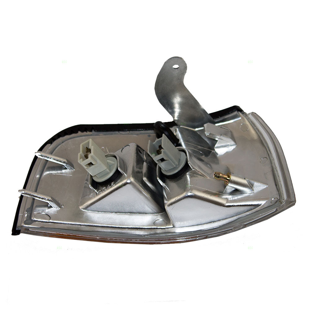 Brock Replacement Drivers Park Signal Corner Marker Light Lamp Fender Mounted Lens Compatible with 90-91 Accord 34350SM4A02