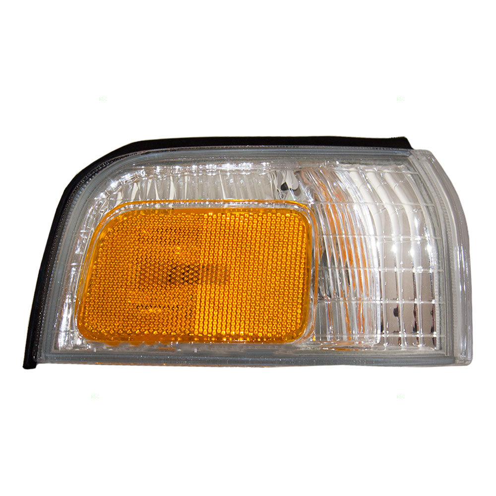 Brock Replacement Passengers Park Signal Corner Marker Light Lamp Compatible with 90-91 Accord 34300SM4A02
