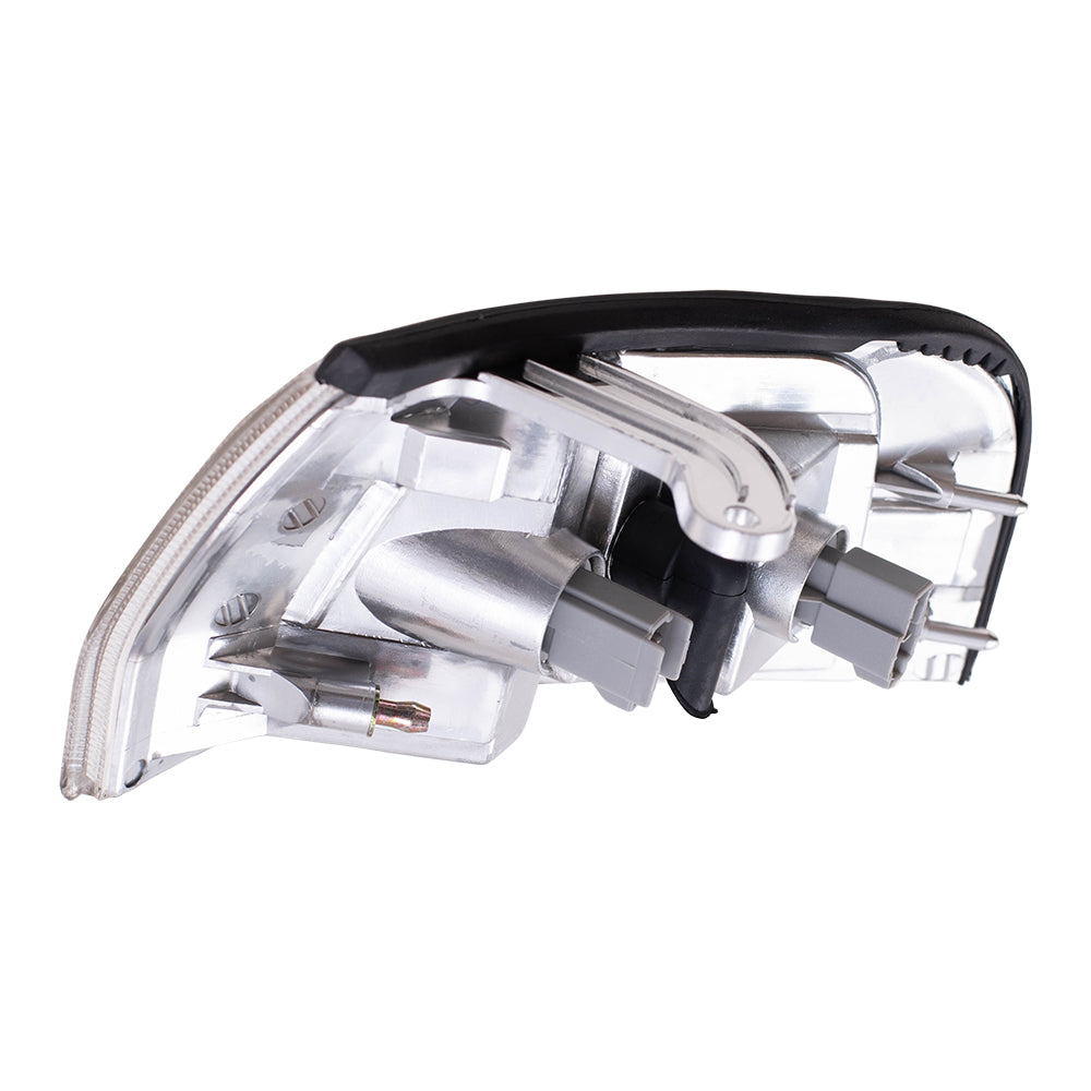 Brock Replacement Driver and Passenger Park Signal Side Marker Lights Lamps Compatible with 92-93 Accord 34350-SM4-A03 34300-SM4-A03