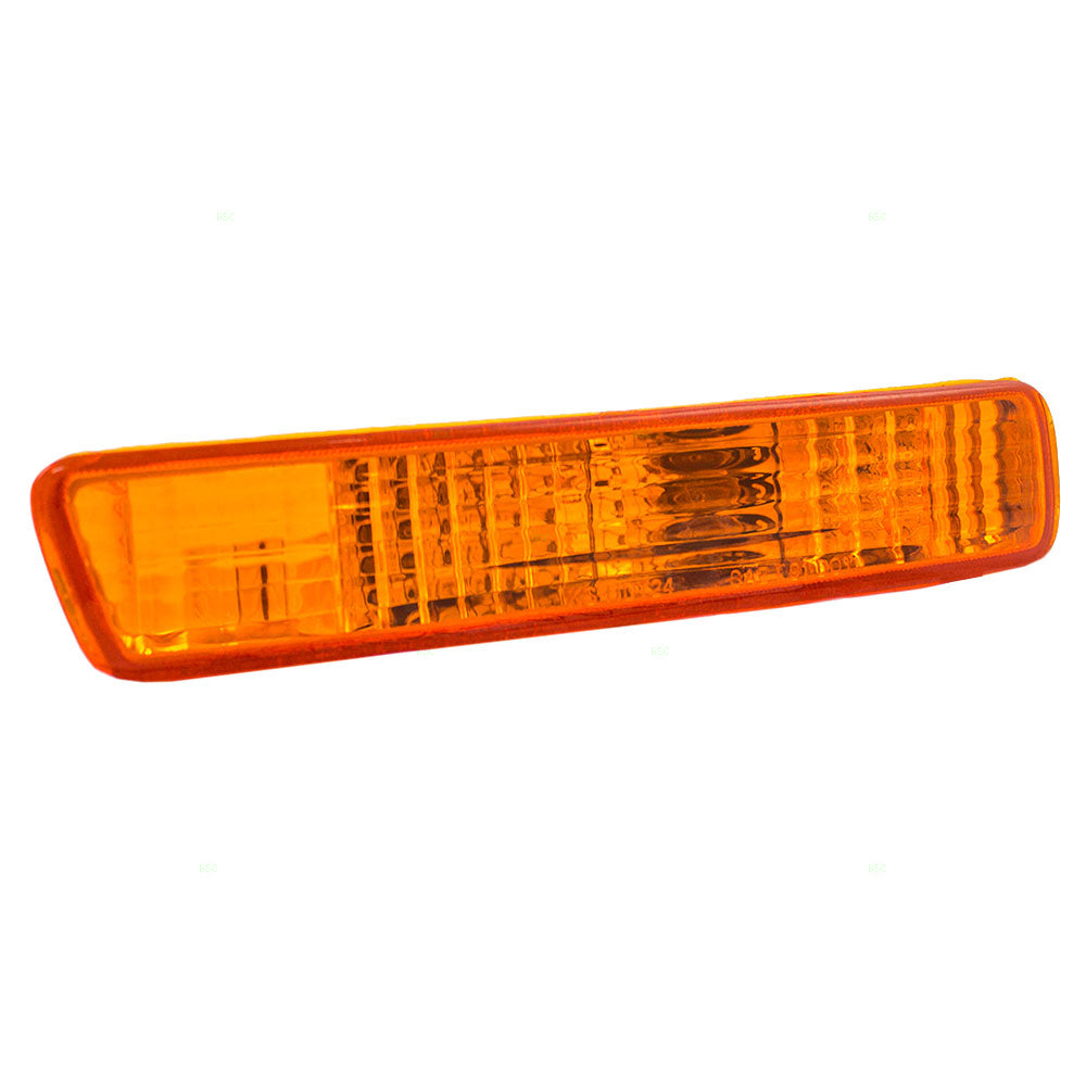 Brock Replacement Drivers Park Signal Front Marker Light Lamp Lens Compatible with 94-95 Accord 33350-SV4-A01