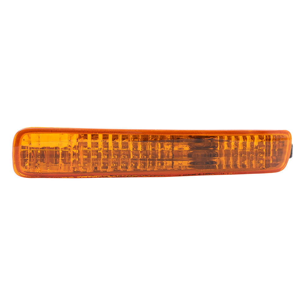 Brock Replacement Drivers Park Signal Front Marker Light Lamp Lens Compatible with 96-97 Accord 33352-SV4-A02