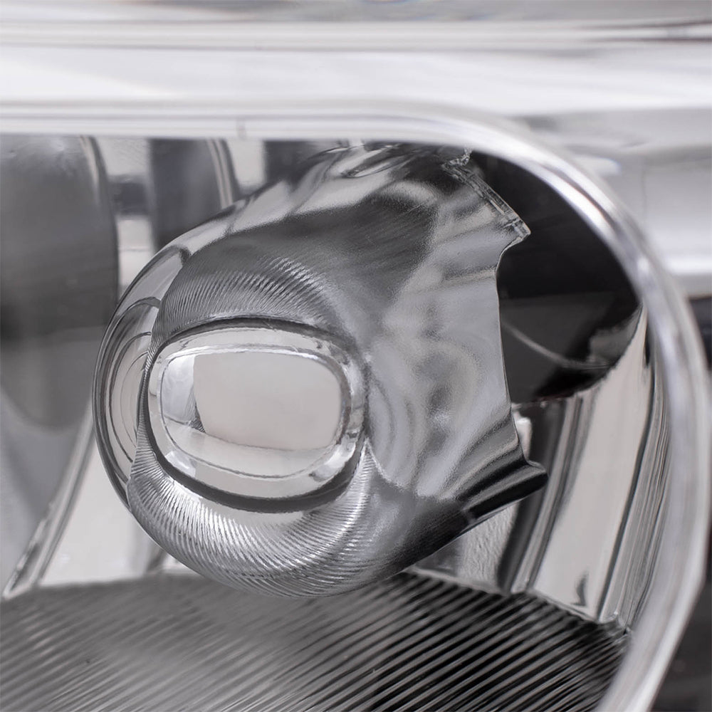 Brock Replacement Driver and Passenger Fog Lights Lamps Compatible with 07-09 MDX 33951-STX-A01 33901-STX-A01