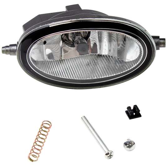 Brock Replacement Passenger Side Fog Light Assembly without Bracket Compatible with 1998-2014 Various Models Dealer Installed Type ONLY 2002-2006 RSX 2004-2005 TSX 08V31-S5D-1M101