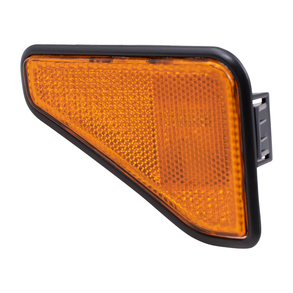 Brock Replacement Driver and Passenger Park Signal Side Marker Lights Lamps Lenses Compatible with 03-08 SUV 33851-SCV-A11ZB 33801-SCV-A11ZB