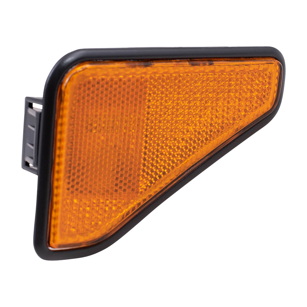 Brock Replacement Drivers Park Signal Side Marker Light Lamp Lens Compatible with 03-08 SUV 33851-SCV-A11ZB