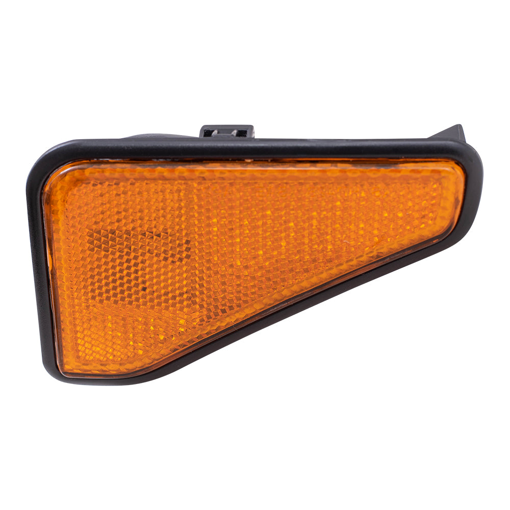 Brock Replacement Drivers Park Signal Side Marker Light Lamp Lens Compatible with 03-08 SUV 33851-SCV-A11ZB
