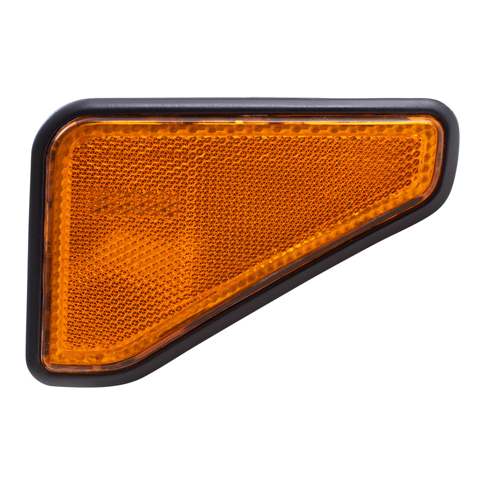 Brock Replacement Drivers Park Signal Side Marker Light Lamp Lens Compatible with 03-08 SUV 33851-SCV-A11ZB