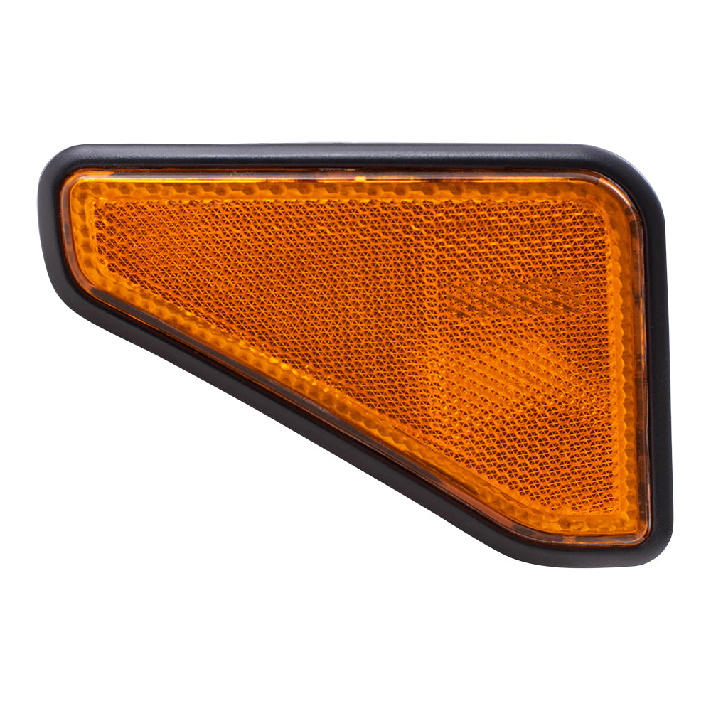 Brock Replacement Driver and Passenger Park Signal Side Marker Lights Lamps Lenses Compatible with 03-08 SUV 33851-SCV-A11ZB 33801-SCV-A11ZB