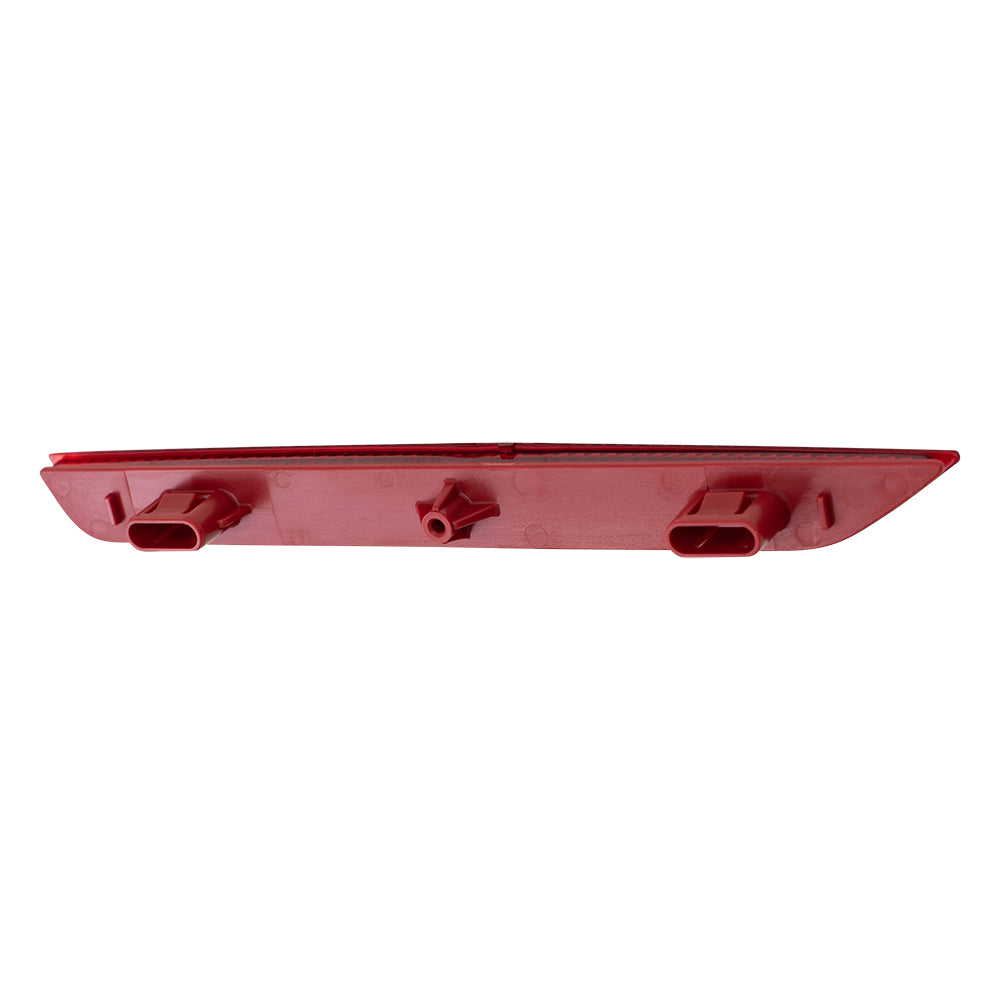 Brock Replacement Pair Set Rear Bumper Reflector Signal Lights Compatible with 11-16 Odyssey 33555-TK8-A01 33505-TK8-A01