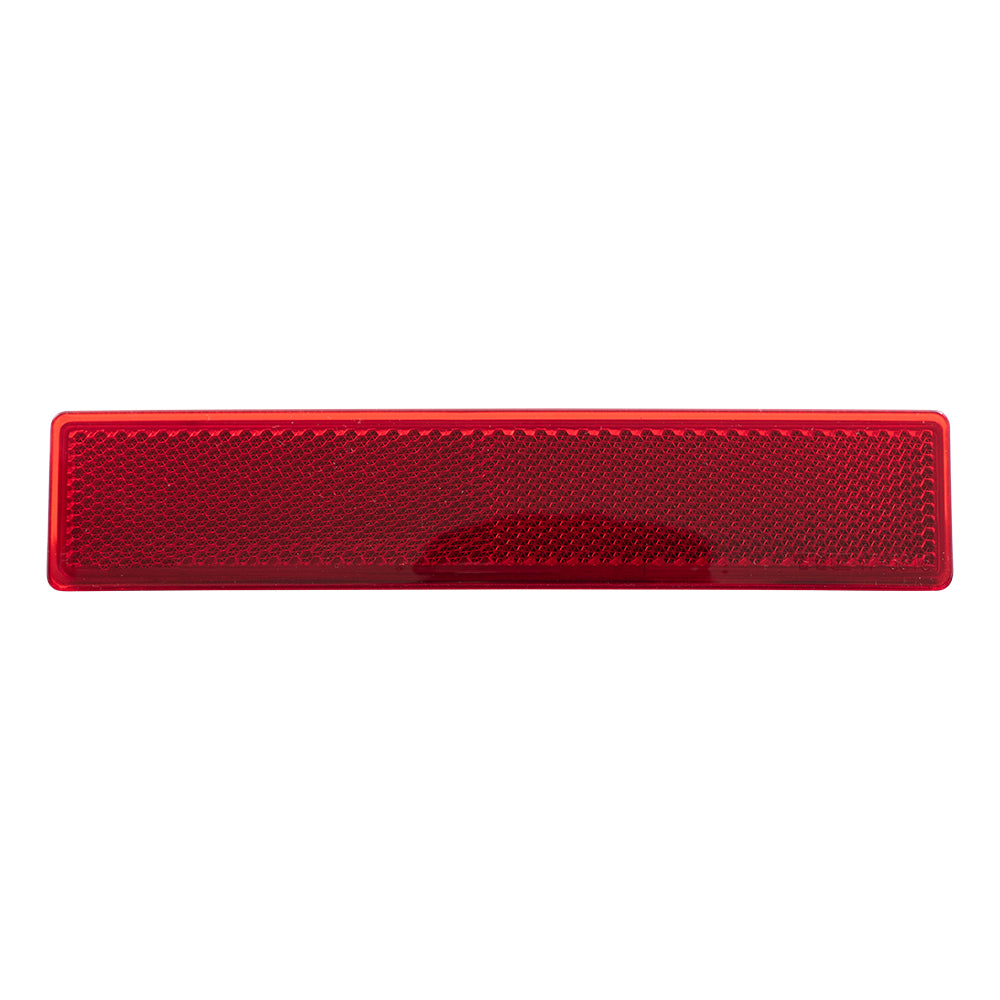 Brock Replacement Pair Set Rear Bumper Reflectors Signal Marker Lights Lens Compatible with 06-08 Pilot 33555-S9V-A11 33505-S9V-A11