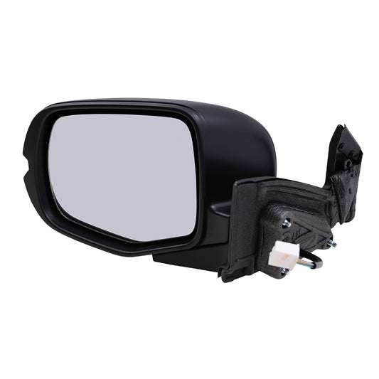 2017-2022 Honda Pilot Power Mirror Assembly Textured Black Manual Folding Without Heat-Signal-Memory-Auto Dimming LH