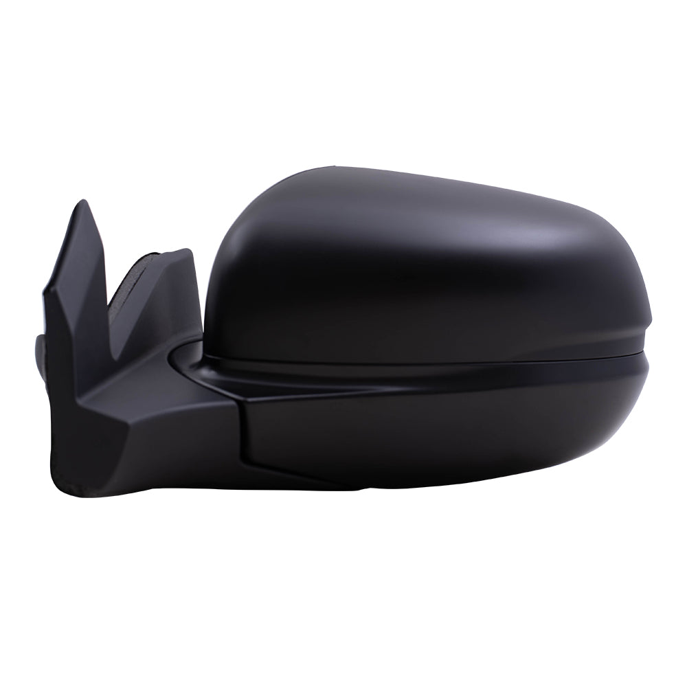 2017-2022 Honda Pilot Power Mirror Assembly Textured Black Manual Folding Without Heat-Signal-Memory-Auto Dimming LH