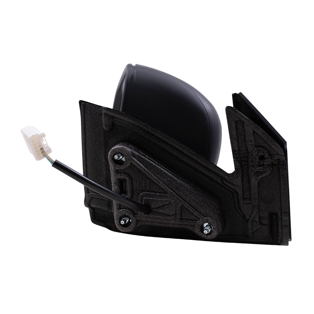 2017-2022 Honda Pilot Power Mirror Assembly Textured Black Manual Folding Without Heat-Signal-Memory-Auto Dimming LH