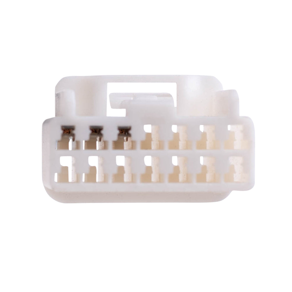 2017-2022 Honda Pilot Power Mirror Assembly Textured Black Manual Folding Without Heat-Signal-Memory-Auto Dimming LH