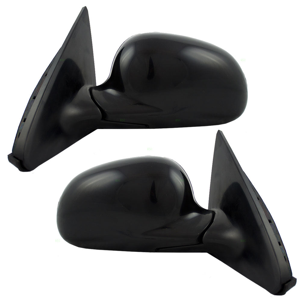 Brock Replacement Driver and Passenger Power Side View Mirrors Ready-to-Paint Compatible with 92-95 Civic Coupe Hatchback 76250SR0A26ZB 76200SR0A26ZB