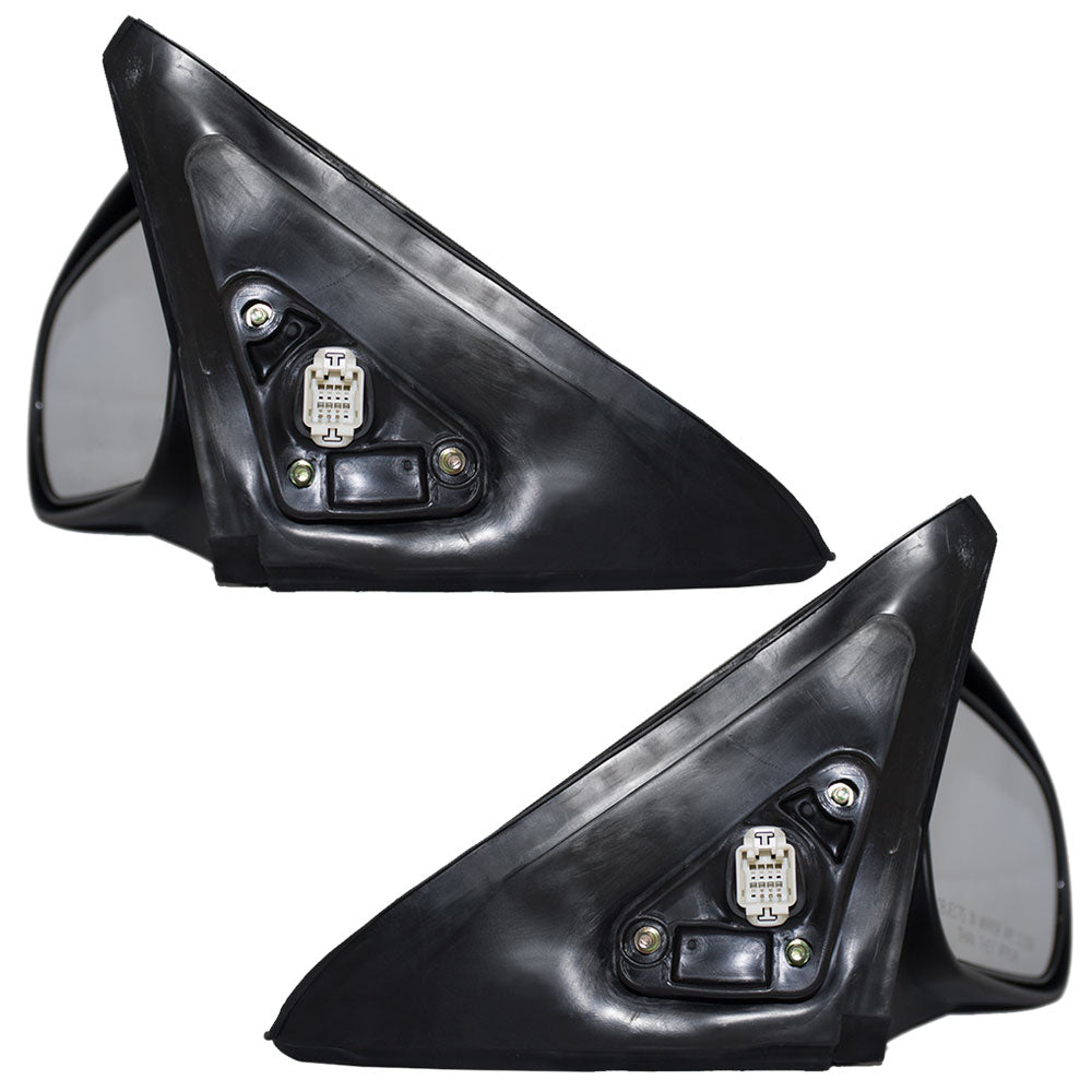 Brock Replacement Driver and Passenger Power Side View Mirror Compatible with 1996-2000 Civic Coupe 76250-S02-A25ZB 76200-S02-A25ZB
