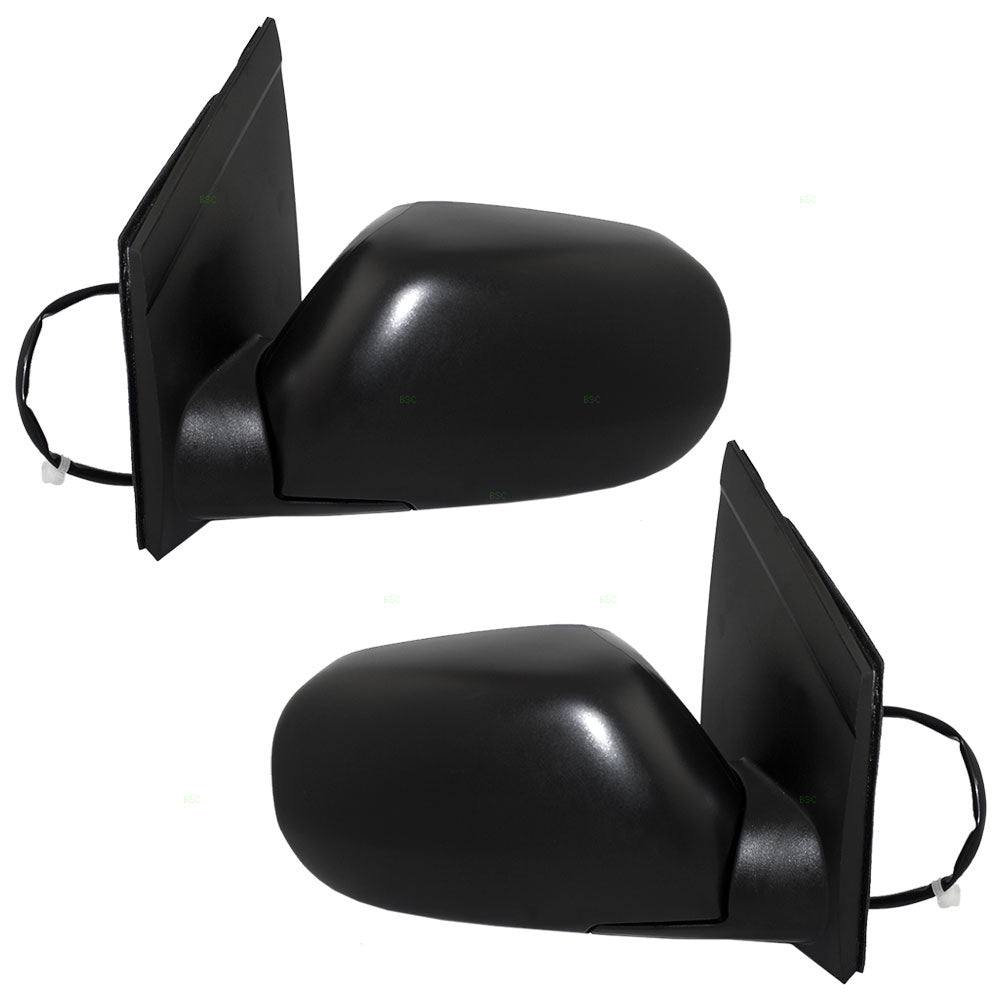 Brock Replacement Driver and Passenger Power Side View Mirror Compatible with 1999-2004 Sienna Van 76250-S0X-A01ZD 76200-SOX-A12