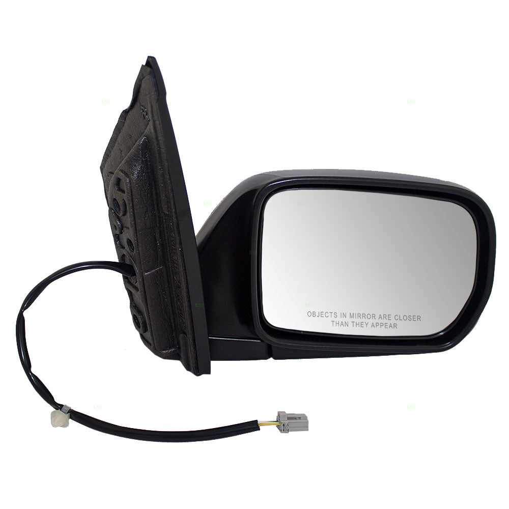 Brock Replacement Passengers Power Side View Mirror Compatible with 1999-2004 Sienna Van 76200-SOX-A12