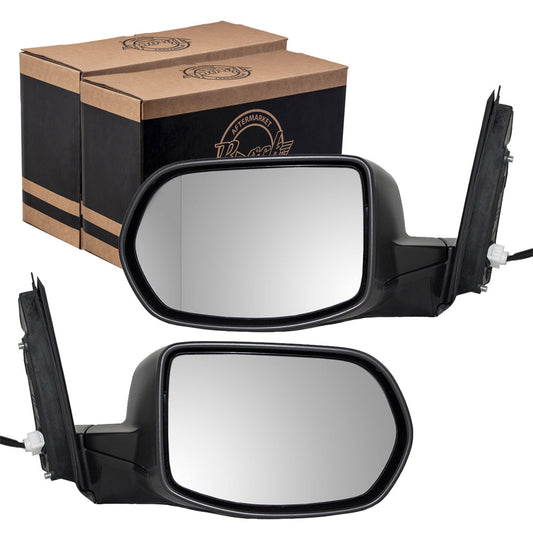Fits 12-16 Honda CR-V Set of Side View Power Mirrors 76250T0AA01 76200T0AA01