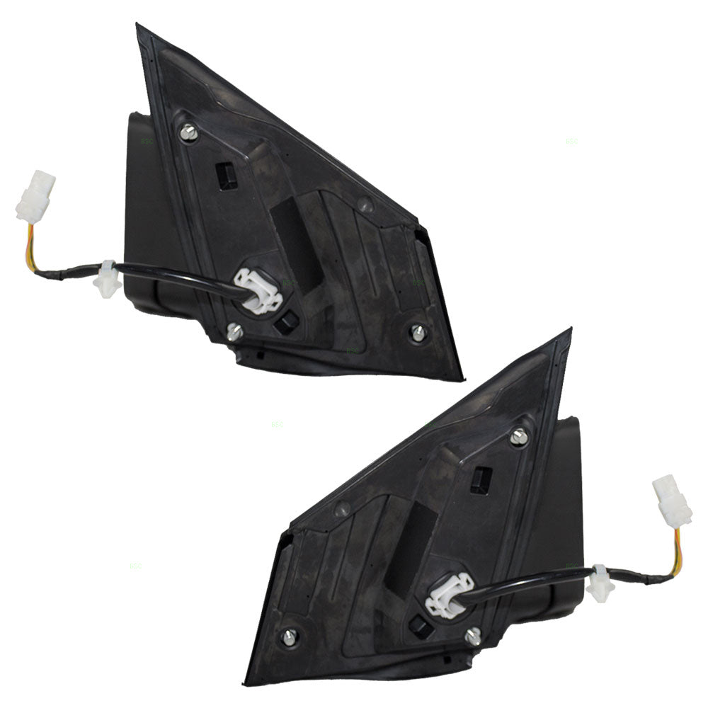 Brock Replacement Driver and Passenger Power Side View Mirrors Ready-to-Paint Compatible with 12-16 CR-V 76258-T0A-A11 76208-T0A-A11