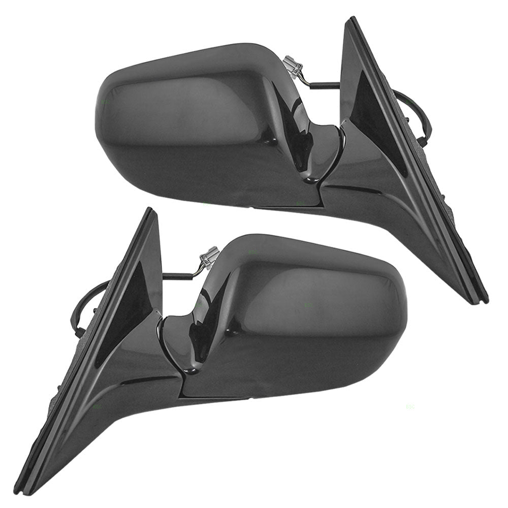 Brock Replacement Driver and Passenger Power Side View Mirror Heated Ready-to-Paint Compatible with 1999-2001 TL 76250-S0K-A11ZK 76200-S0K-A11ZK