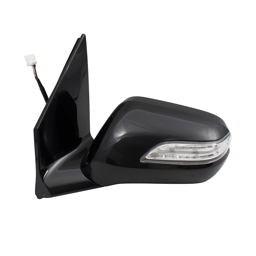 Brock Replacement Driver and Passenger Power Side View Mirror Heat Memory & Signal Compatible with 2007-2009 MDX SUV 76250STXA04ZG 76200STXA04ZG