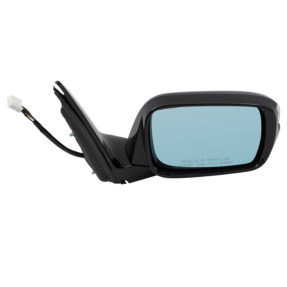 Brock Replacement Passengers Power Side View Mirror Heated Memory & Signal Compatible with 2007-2009 MDX SUV 76200-STX-A04ZG