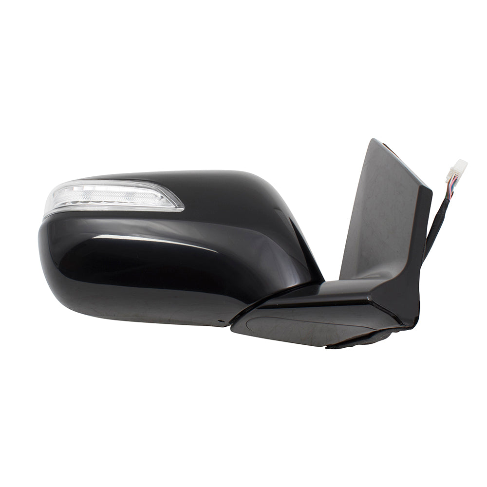 Brock Replacement Passengers Power Side View Mirror Heated Memory & Signal Compatible with 2007-2009 MDX SUV 76200-STX-A04ZG