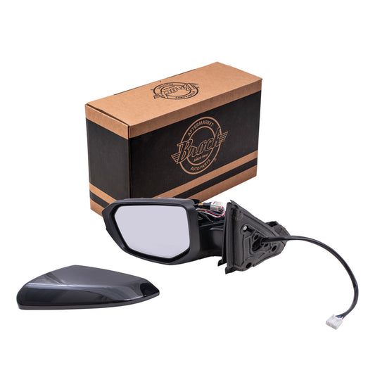2016 Honda Civic Sedan North America Built Power Mirror Paint To Match Black With Heat Without Signal LH