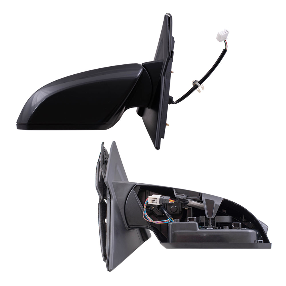2016 Honda Civic Sedan North America Built Power Mirror Paint To Match Black With Heat-RH Side View Camera Without Signal Set LH+RH