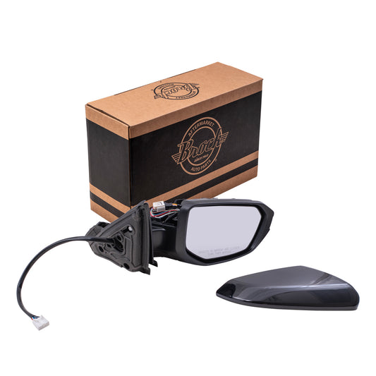 2016-2021 Honda Civic Sedan North America Built Power Mirror Paint To Match Black With Heat-Side View Camera Without Signal RH