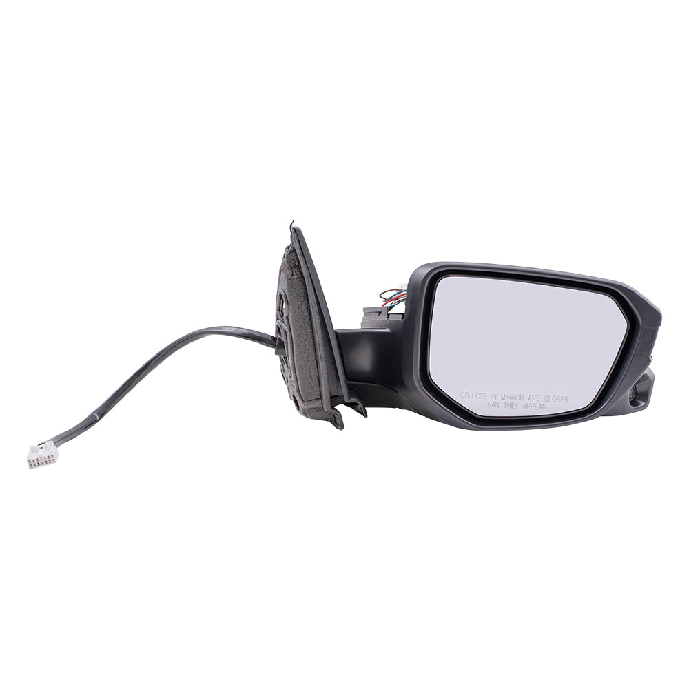 2016-2021 Honda Civic Sedan North America Built Power Mirror Paint To Match Black With Heat-Side View Camera Without Signal RH