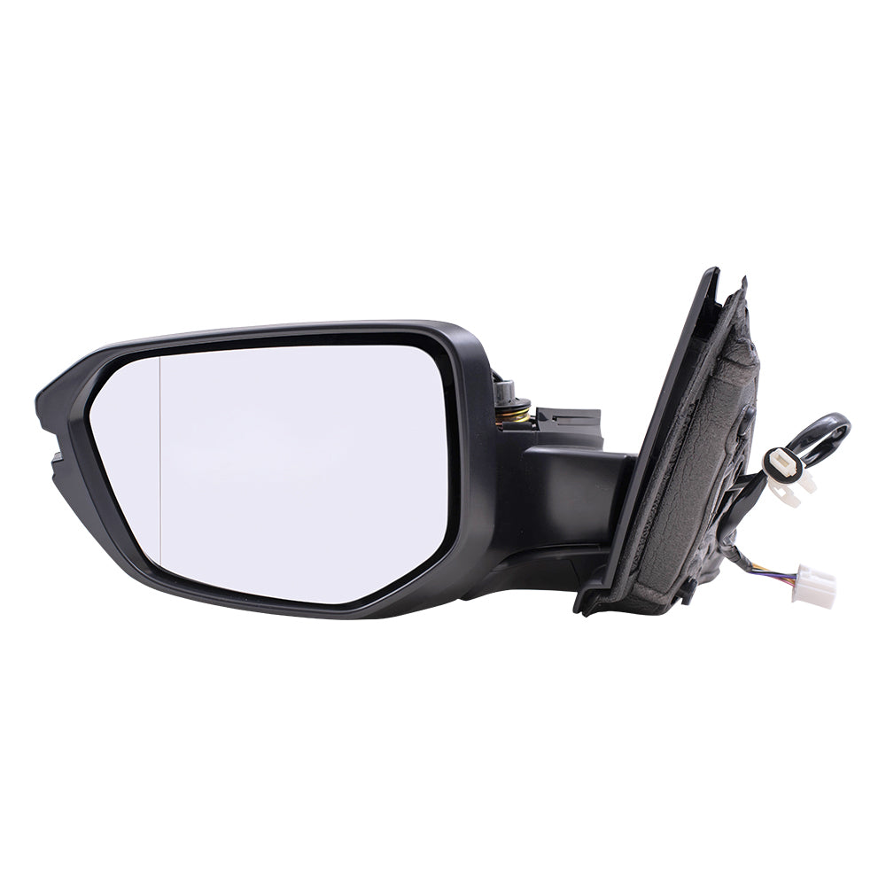 Brock Replacement Driver Power Side Door Mirror Heated with Signal Compatible with 2016 Civic 76251-TBA-A11ZF