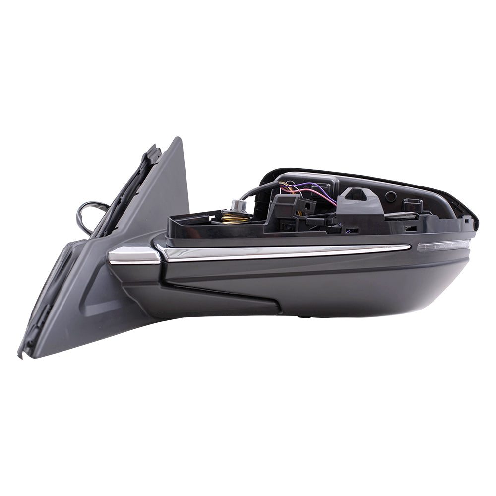 Brock Replacement Driver Power Side Door Mirror Heated with Signal Compatible with 2016 Civic 76251-TBA-A11ZF