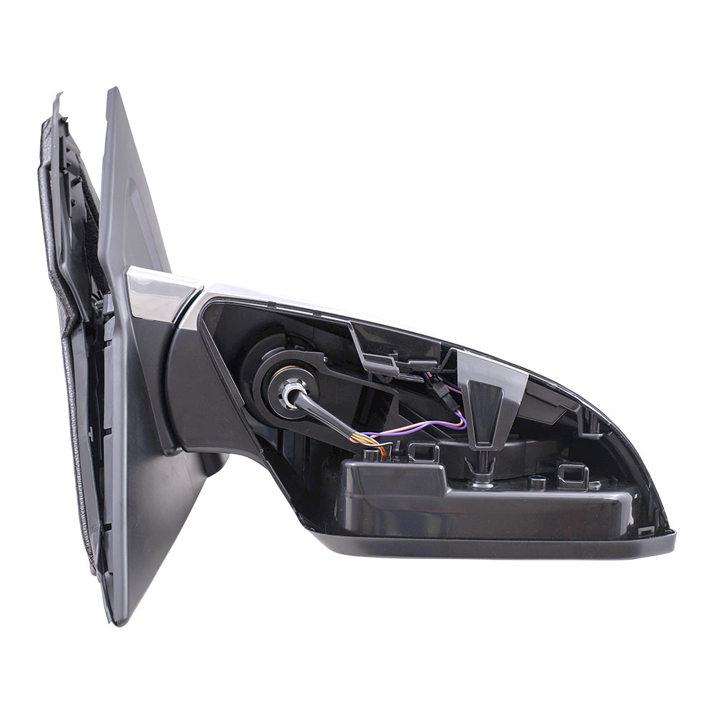 Brock Replacement Passenger Power Side Door Mirror Heated with Signal Compatible with 2016 Civic 76208-TBG-A11ZA